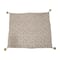 Hello Honey® Woven Recycled Cotton Blend Throw Blanket with Floral Pattern and Tassels